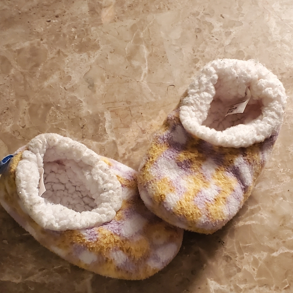 Purple Snoozies Slippers